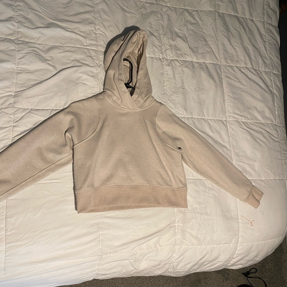 Lululemon sparkle tan hoodie size 6